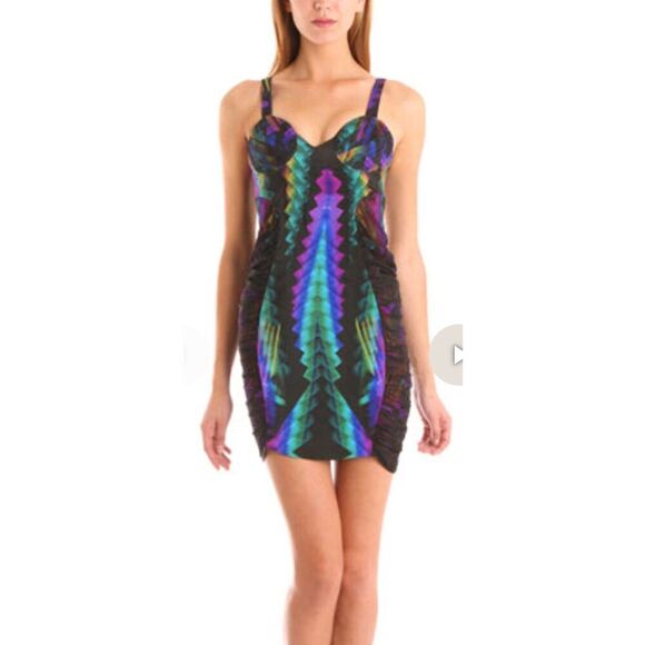 BELLE SAUVAGE QUILTED BRA DRESS NWT Size 36/4 Small - Picture 1 of 10
